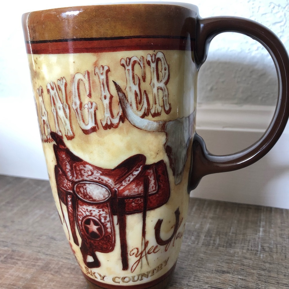 Cowgirl coffee cup